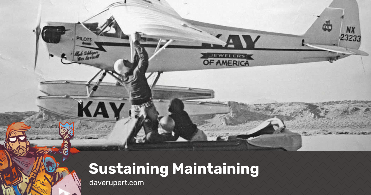 Sustaining Maintaining