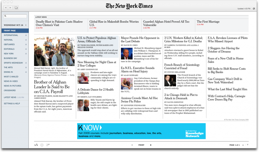 NYTimes Air App